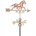 Good Directions Good Directions Galloping Horse Weathervane - Polished Copper 1974P